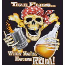 Time Flies When Drinking Rum Pirates